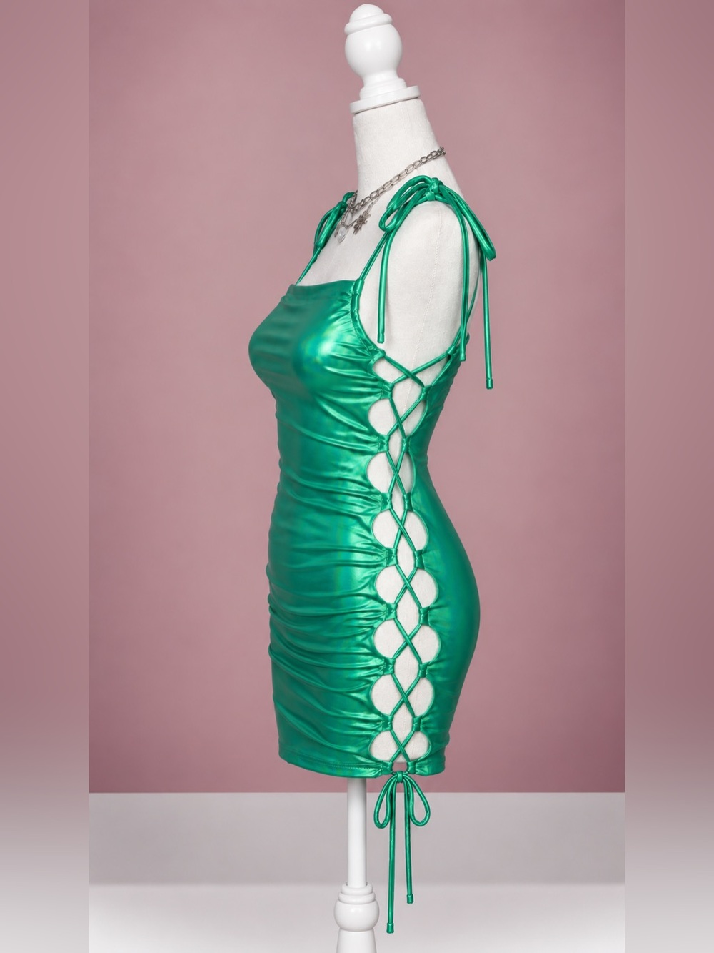 DOLLSKILL No vacancy lace up body on dress